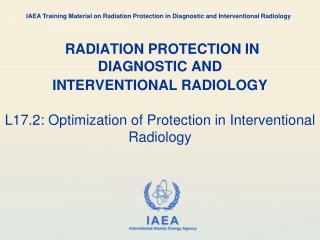 radiation protection in diagnostic and interventional radiology