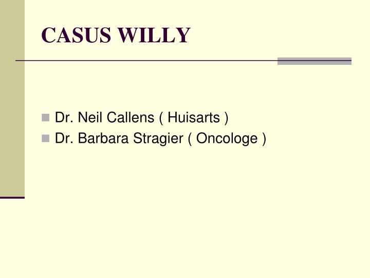 casus willy
