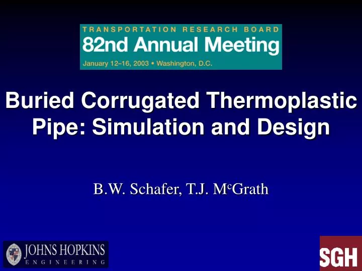 buried corrugated thermoplastic pipe simulation and design