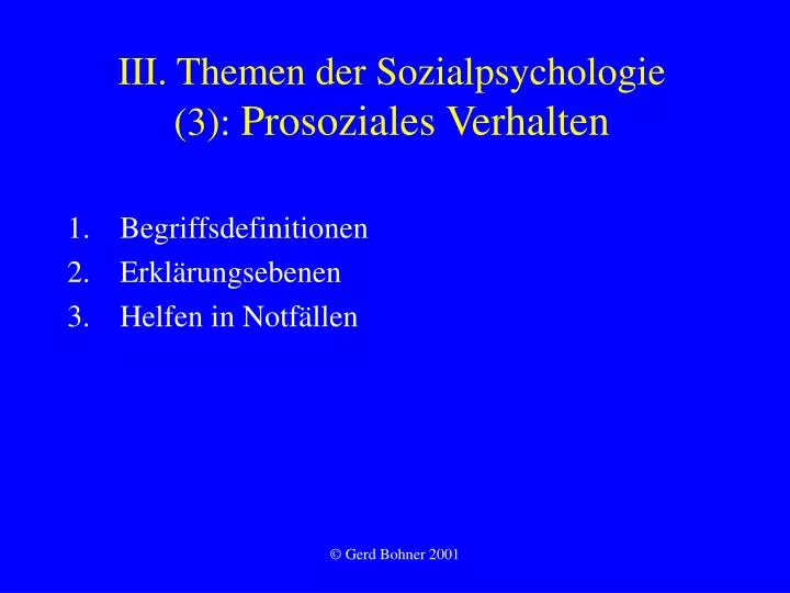 iii themen der sozialpsychologie 3 prosoziales verhalten