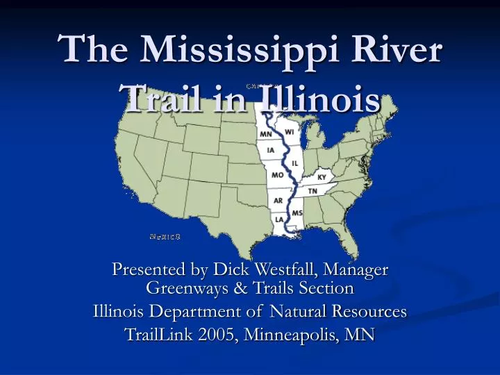 the mississippi river trail in illinois
