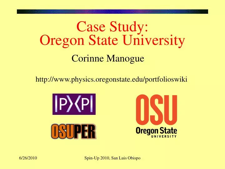 case study oregon state university