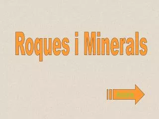 Roques i Minerals