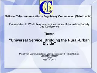 National Telecommunications Regulatory Commission (Saint Lucia)