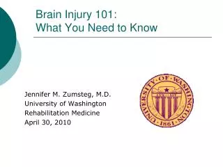 Brain Injury 101: What You Need to Know