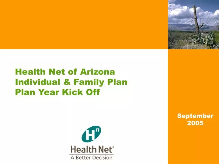 health net of arizona individual family plan plan year kick off