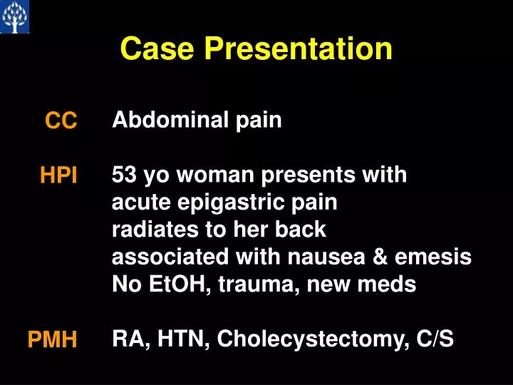 case presentation