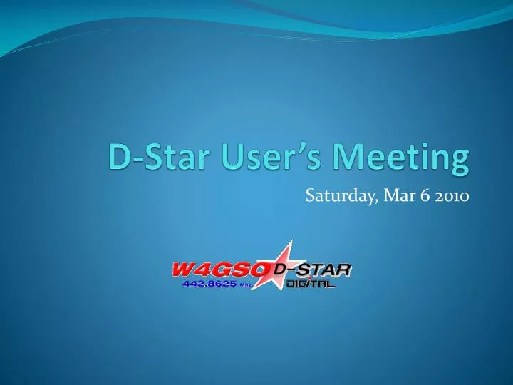 d star user s meeting