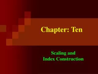 Chapter: Ten