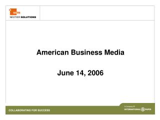 American Business Media June 14, 2006