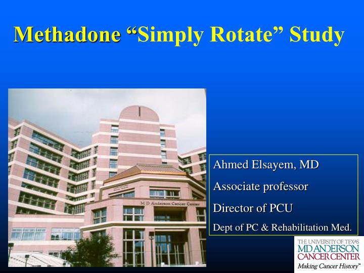 methadone simply rotate study