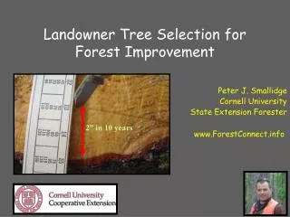 Landowner Tree Selection for Forest Improvement