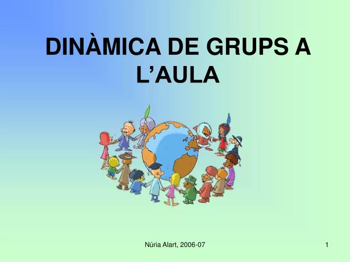 din mica de grups a l aula