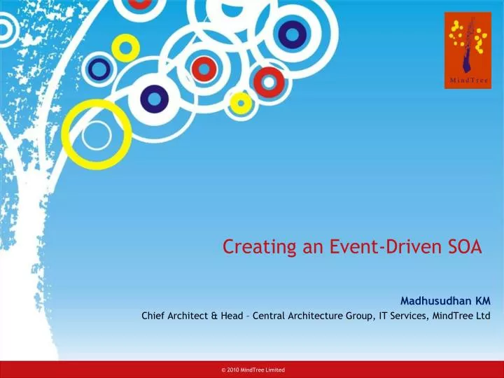 creating an event driven soa