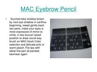 MAC Eyebrow Pencil