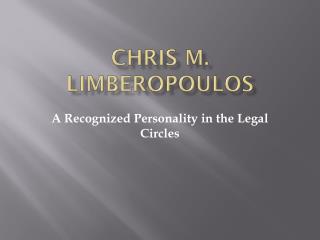 Chris M. Limberopoulos
