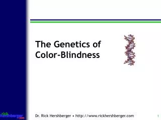 The Genetics of Color-Blindness