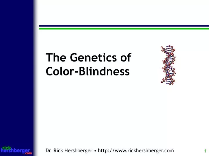 the genetics of color blindness