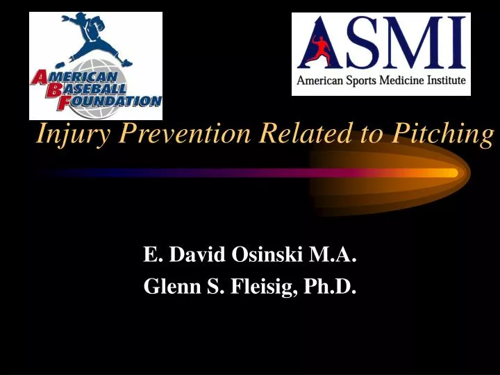 injury prevention related to pitching