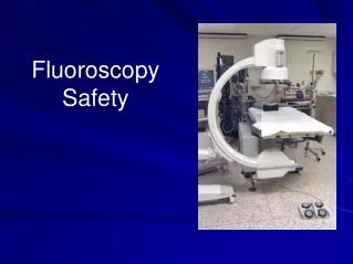 Fluoroscopy Safety