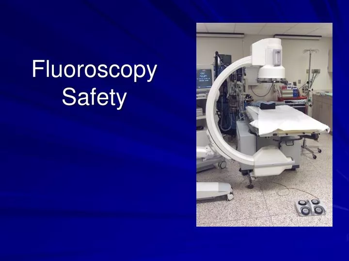 fluoroscopy safety