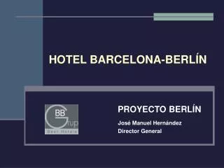 HOTEL BARCELONA-BERLÍN