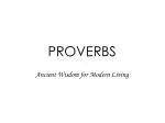 PROVERBS - slide 1