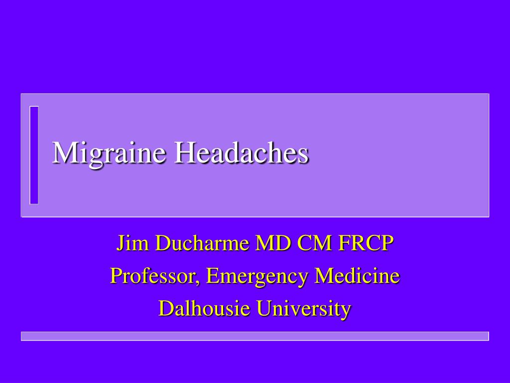 PPT - Migraine Headaches PowerPoint Presentation, free download - ID:368325