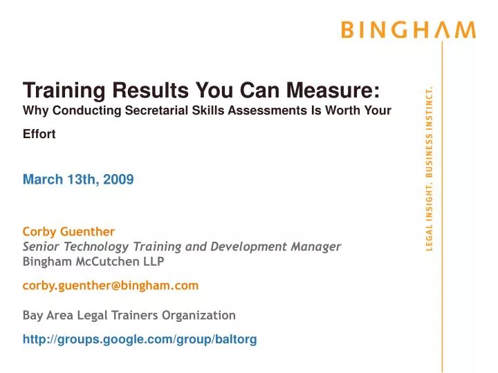 training results you can measure why conducting secretarial skills assessments is worth your effort