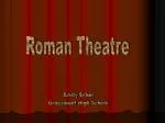 Roman Theatre - slide 1