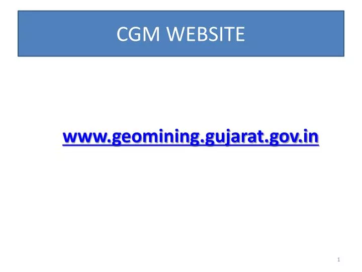 cgm website