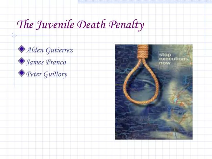 the juvenile death penalty