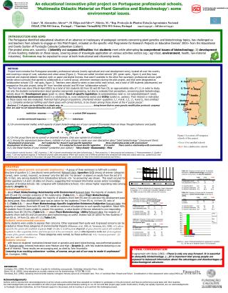 An educational innovative pilot project on Portuguese professional schools,