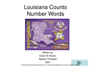 Louisiana Counts Number Words