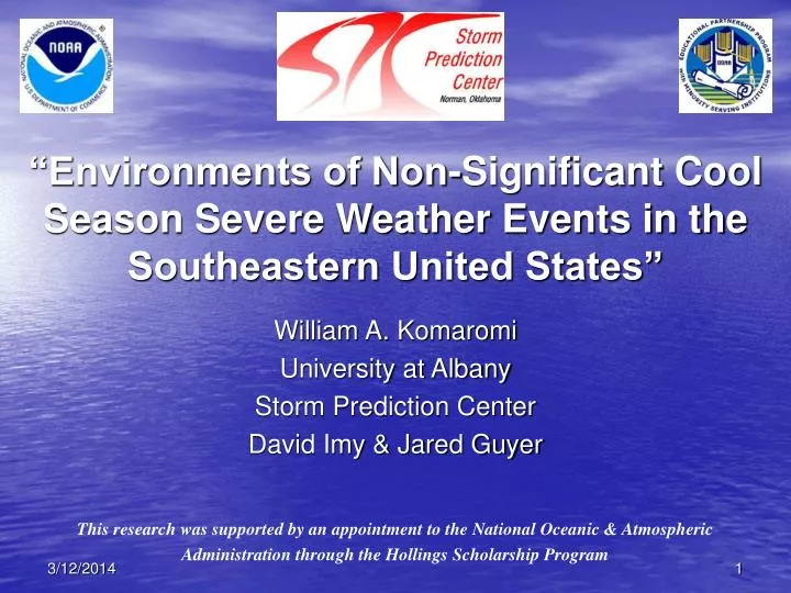 environments of non significant cool season severe weather events in the southeastern united states