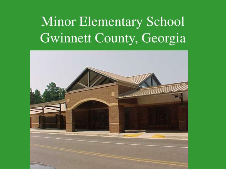 minor elementary school gwinnett county georgia