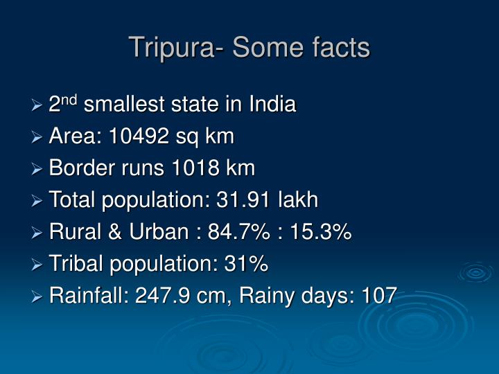 tripura some facts
