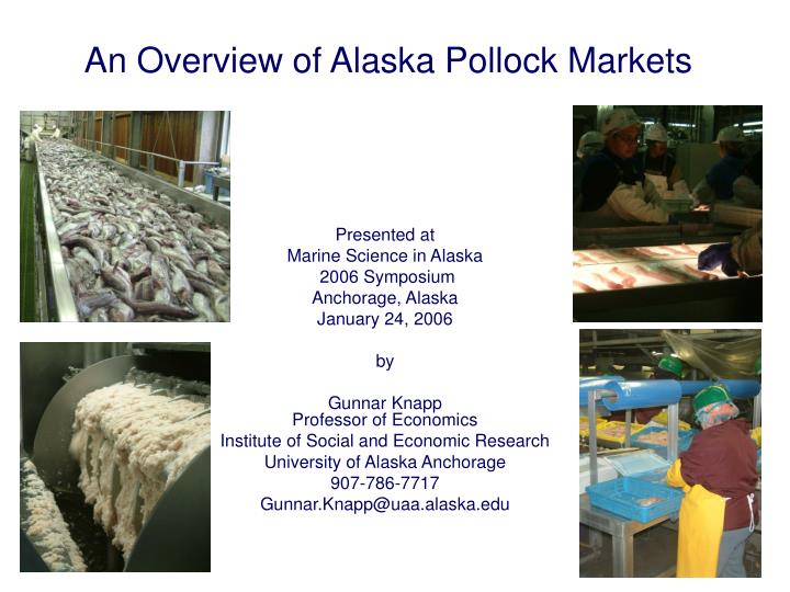 an overview of alaska pollock markets