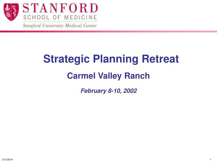 strategic planning retreat