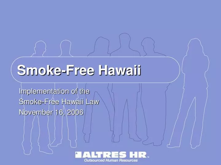 smoke free hawaii