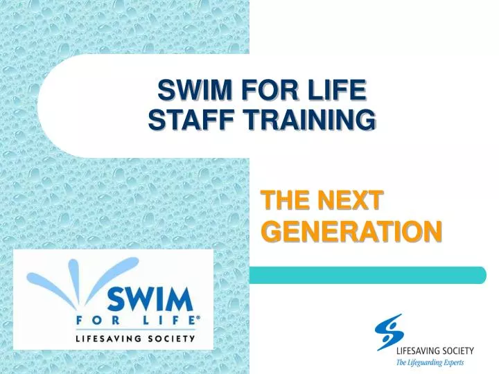 swim for life staff training
