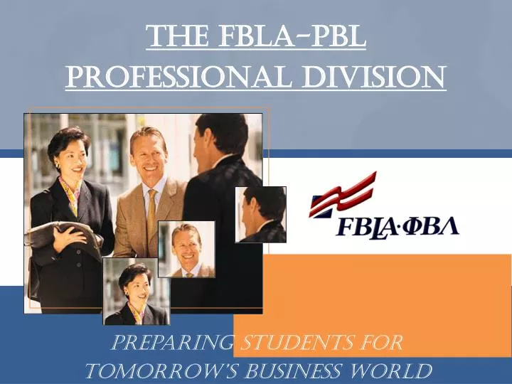 the fbla pbl professional division
