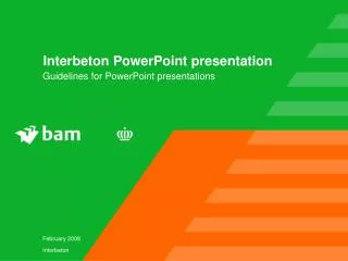 Interbeton PowerPoint presentation