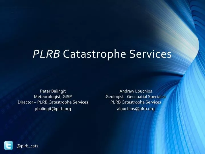 plrb catastrophe services