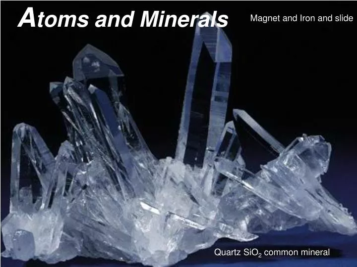 a toms and minerals