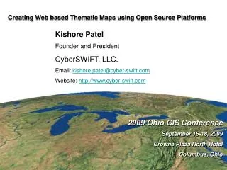 Creating Web based Thematic Maps using Open Source Platforms