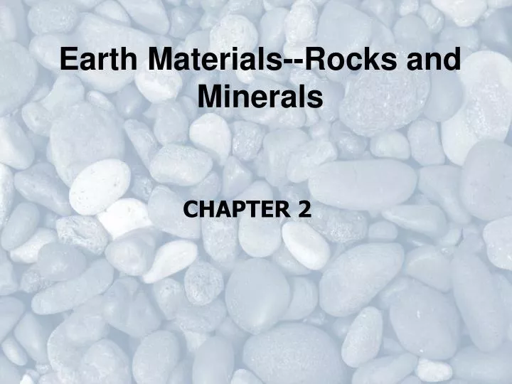 earth materials rocks and minerals