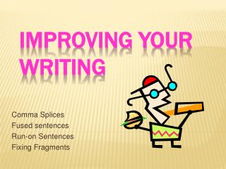 Improving your writing
