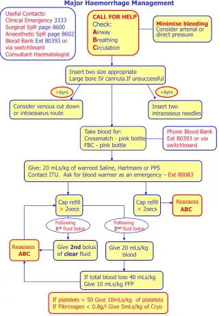 Major Haemorrhage Management