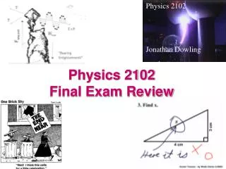 Physics 2102 Final Exam Review